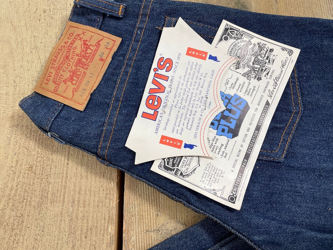 Jeans LEVI'S 603 09 19 Deadstock - Etsy