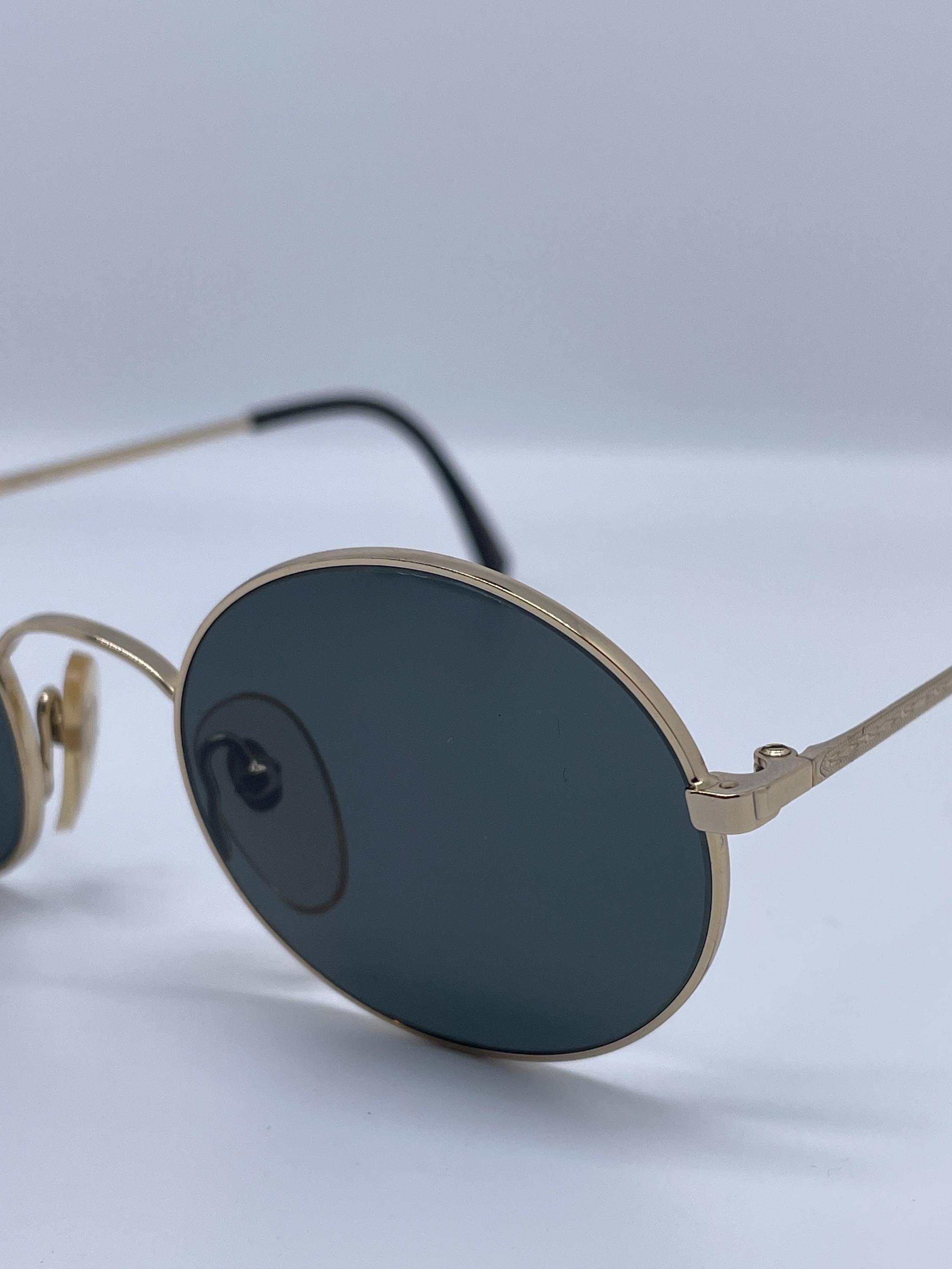 Vintage 1980s SUPERGLOGGLES Photochromic Sunglasses, Deadstock, Made in Italy Vintage 1980s Samco Yellow Italian Rectangular Sunglasses  main image 2
