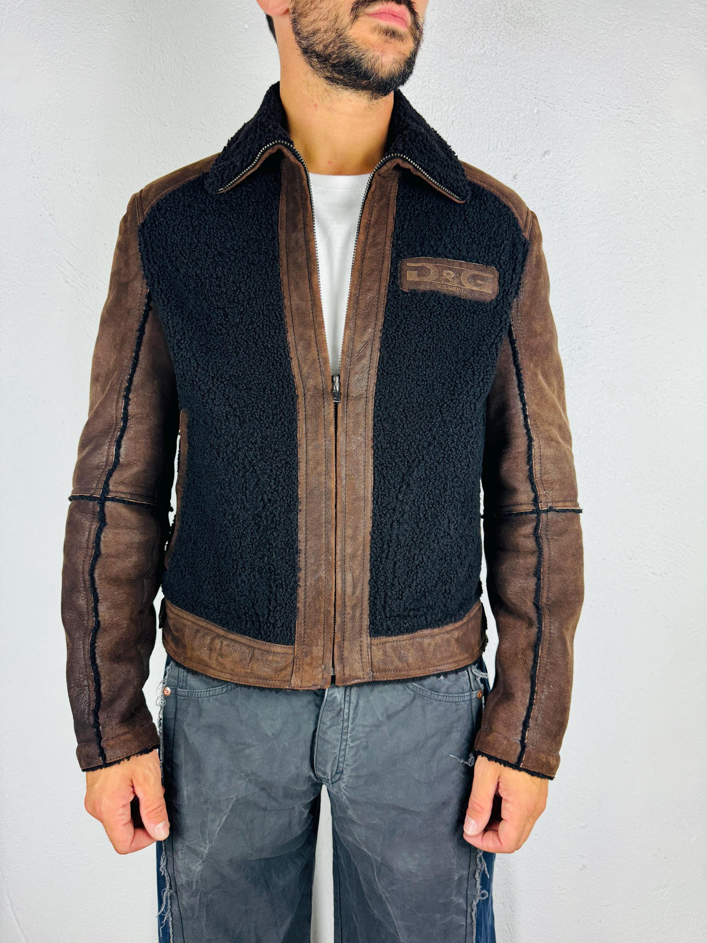 DOLCE&GABBANA シープスキン ジャケット - Etsy 日本