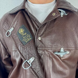 Fireman Clasp Leather Jacket - Etsy