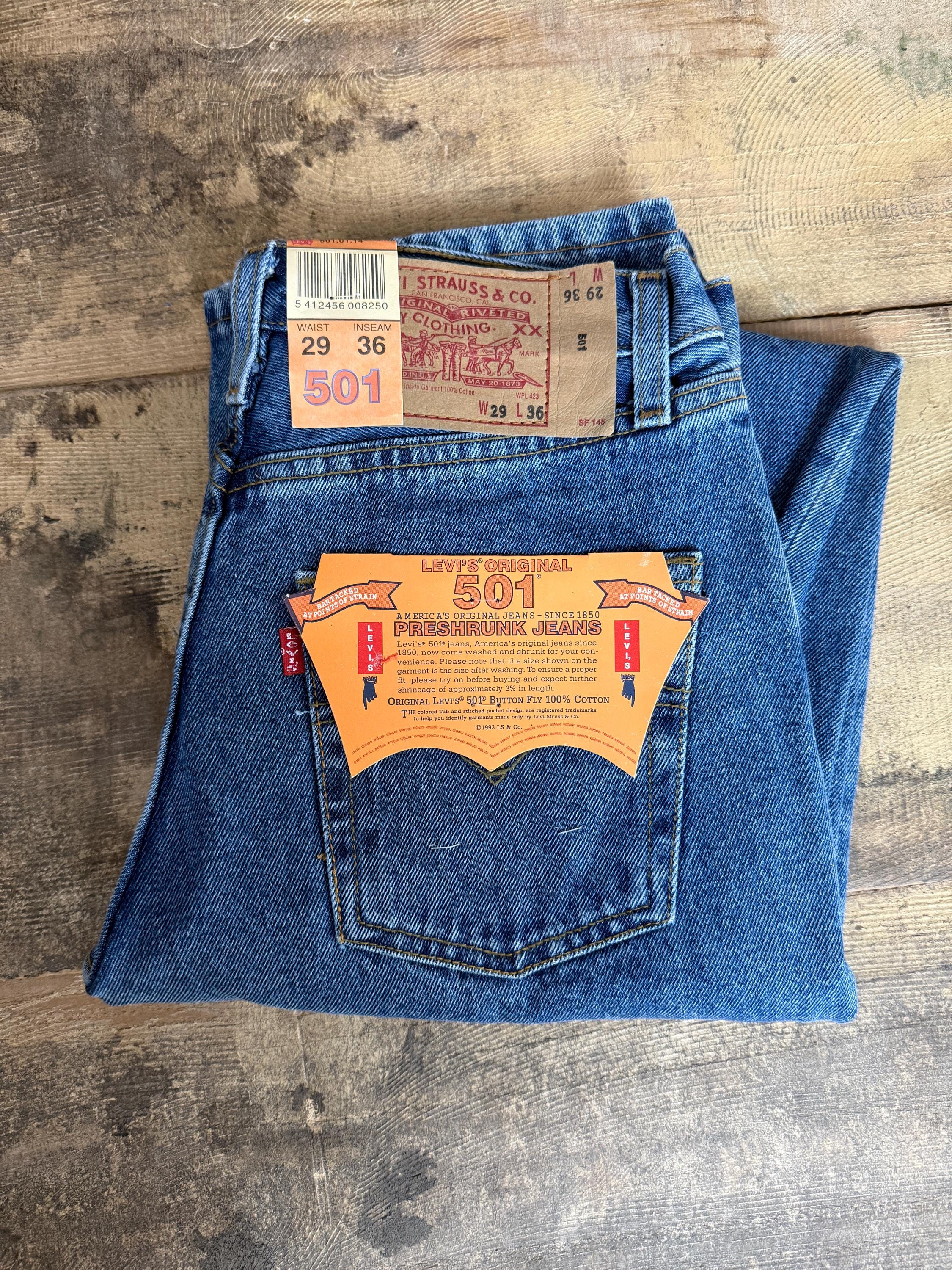 Levis 501 W29 L36 - Etsy