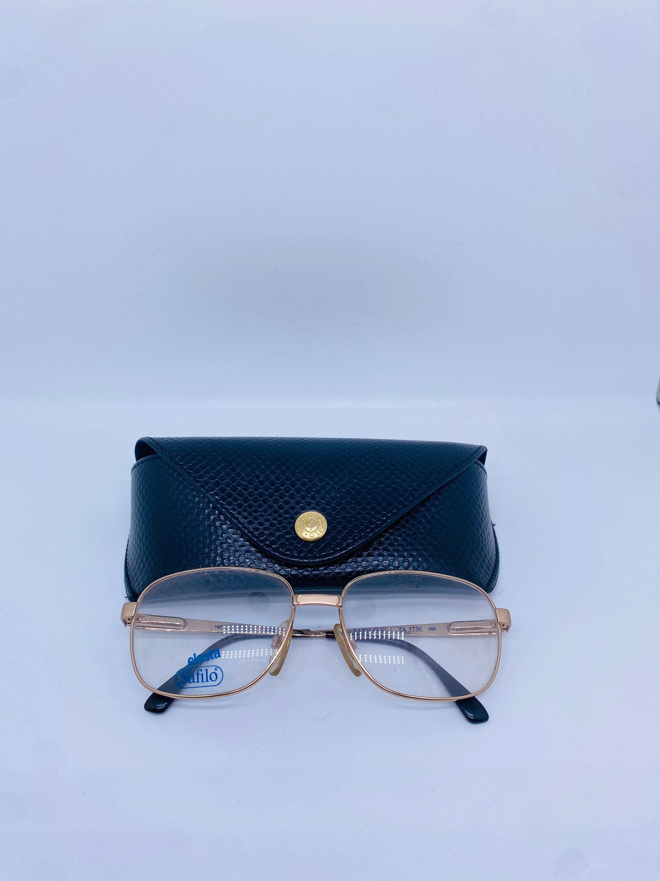 SAFILO elasta 3736 002 57 16 140 vintage glasses DEADSTOCK