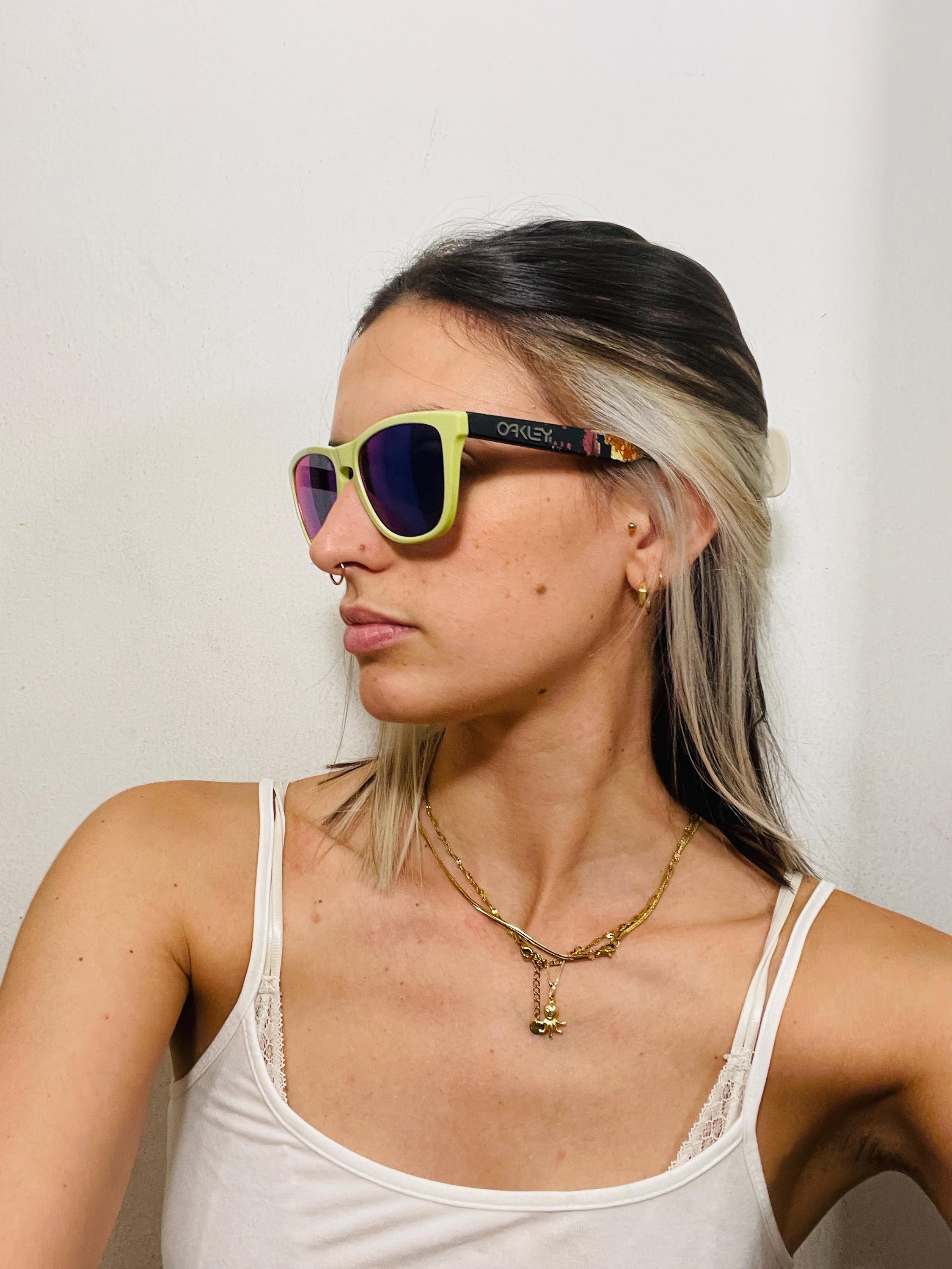 OAKLEY Frogskins 24 401 55 17 133 Vintage Sunglasses DEADSTOCK - Etsy