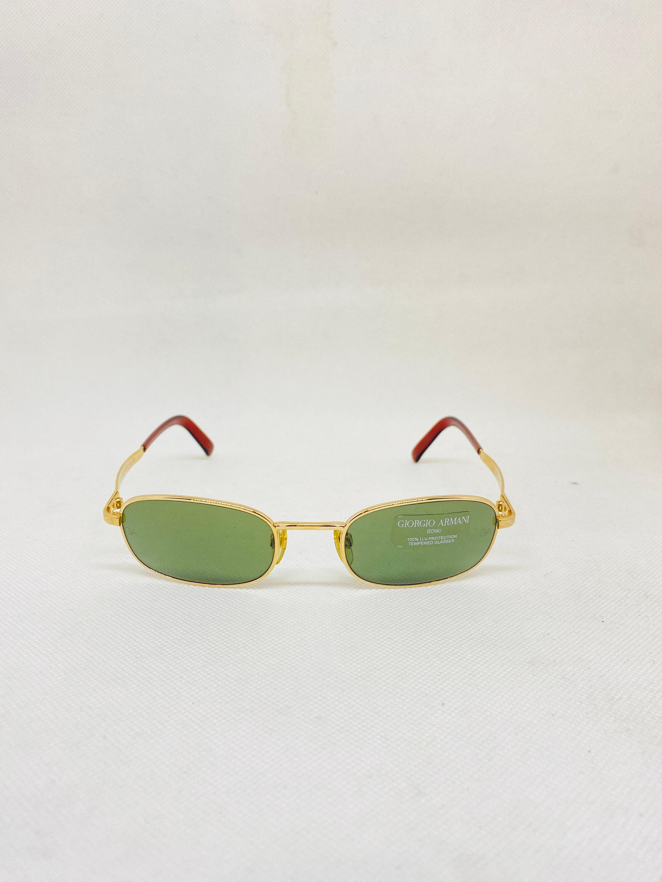 GIORGIO ARMANI 671 743 Small 50 20 135vintage Sunglasses DEADSTOCK