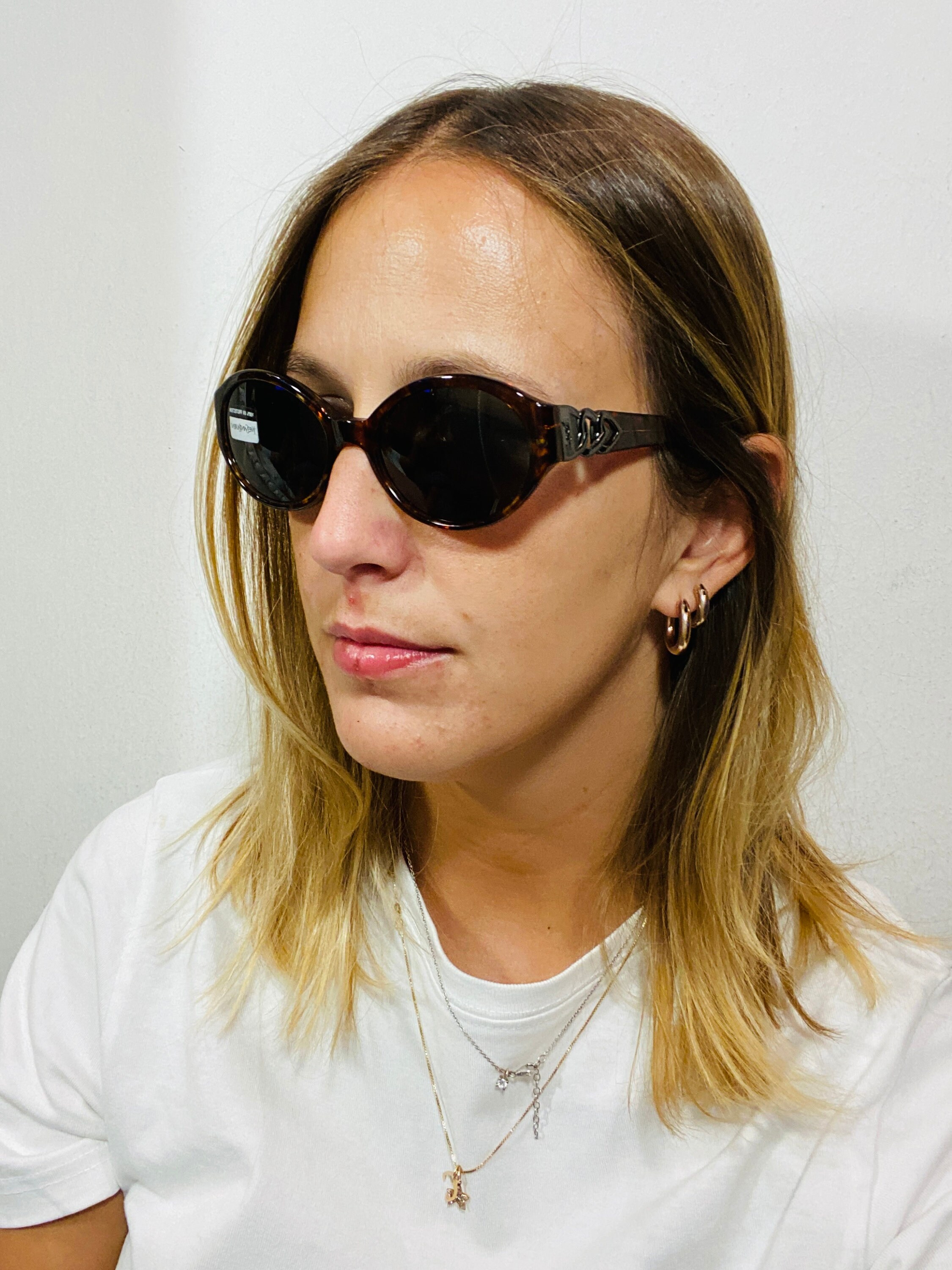 Vintage YSL Yves‎ Saint Laurent 6557 Y737 140 Eyeglass Frames Italy YVES SAINT LAURENT 6557 Y506 140 Vintage Sunglasses  main image 3