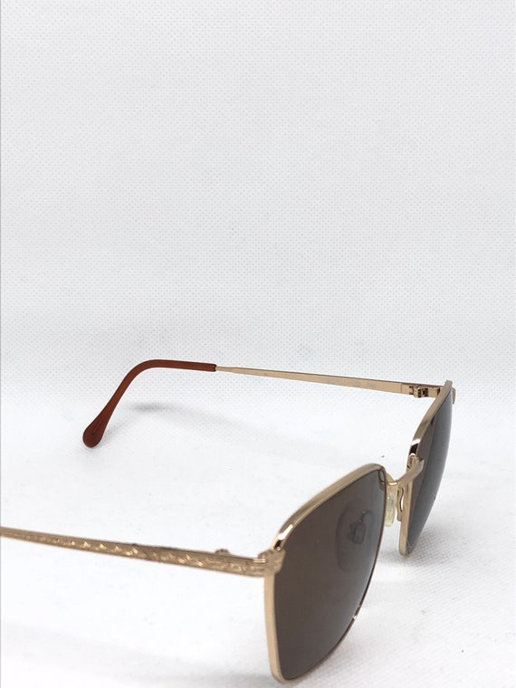 LUXOTTICA 7093 gep 18k vintage sunglasses DEADSTOCK Gem