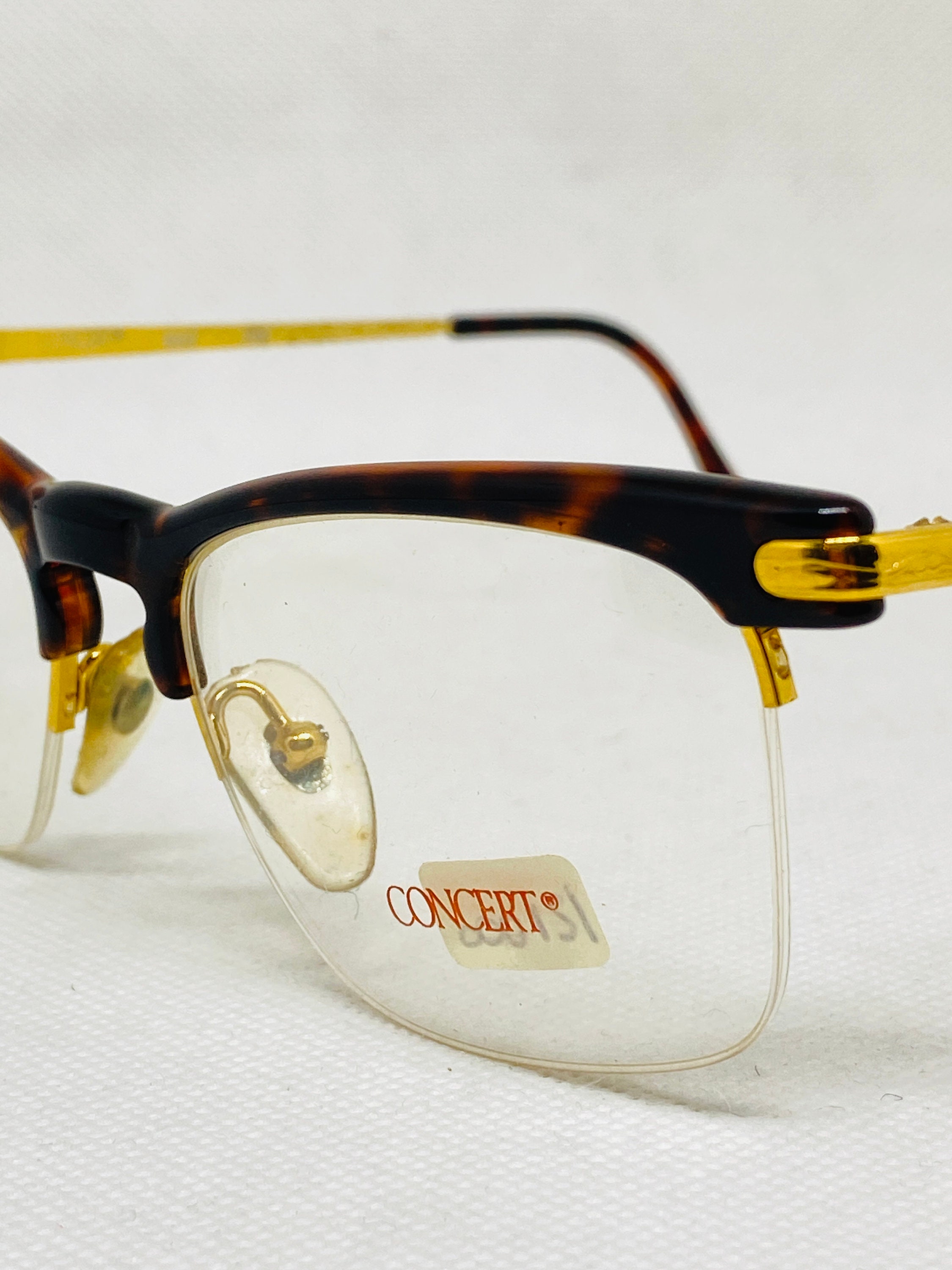 コンサート 866 am52 18 ヴィンテージ メガネ DEADSTOCK - Etsy 日本