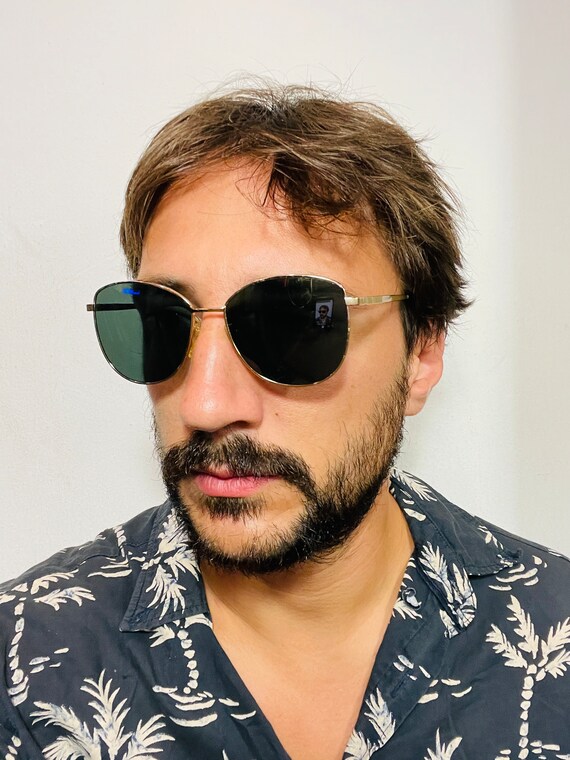 LUXOTTICA gep 18k 2145 52 16 135 vintage sunglasses D… Gem