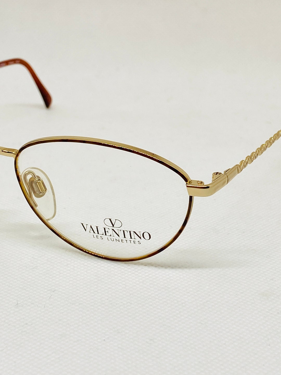 VALENTINO V444 962 55 17 135 Vintage Glasses DEADSTOCK - Etsy display picture 3