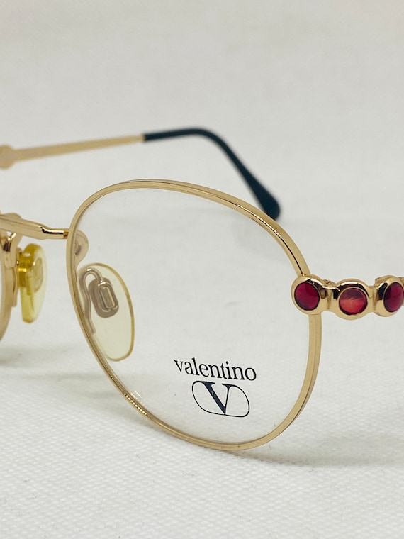 VALENTINO V387 1046 49 19 130 Vintage Glasses DEADSTOCK - Etsy display picture 1