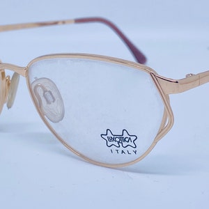 LUXOTTICA 2151 gep 18k 54 14 130 vintage glasses DEADSTOCK