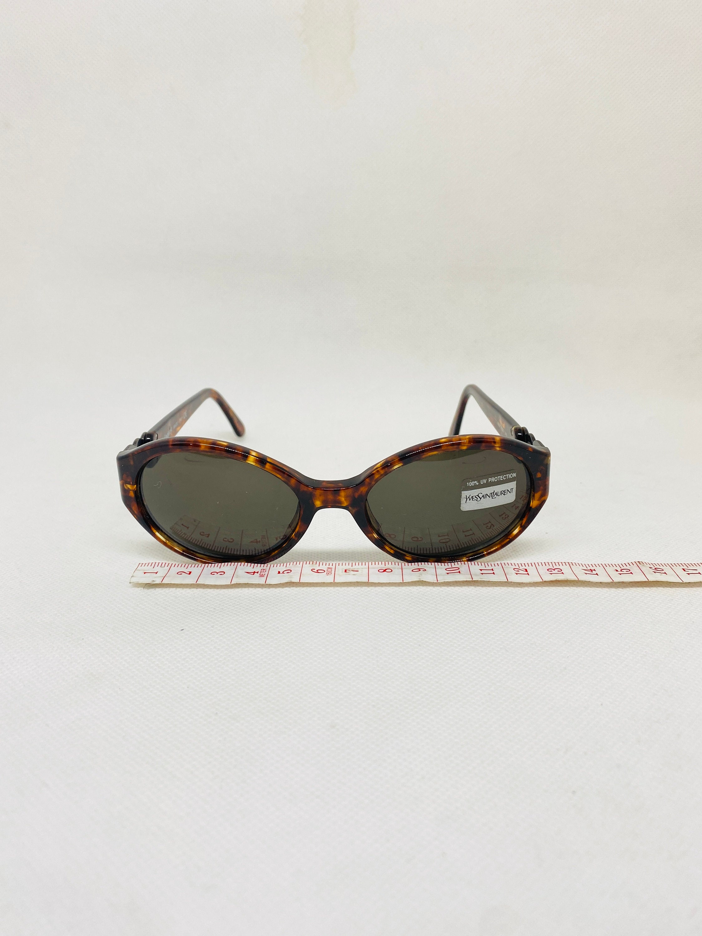 Vintage YSL Yves‎ Saint Laurent 6557 Y737 140 Eyeglass Frames Italy YVES SAINT LAURENT 6557 Y506 140 Vintage Sunglasses  main image 2