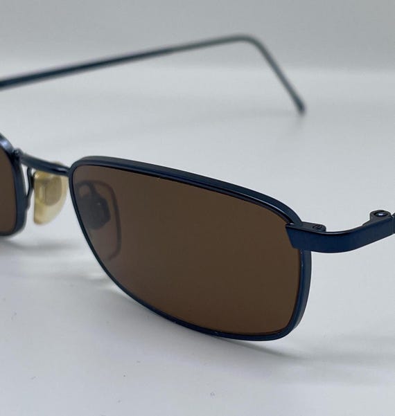 Emporio Armani Thin Brown Sunglasses Emporio Armani EA2162 black frame with dark bronze lenses  main image 4