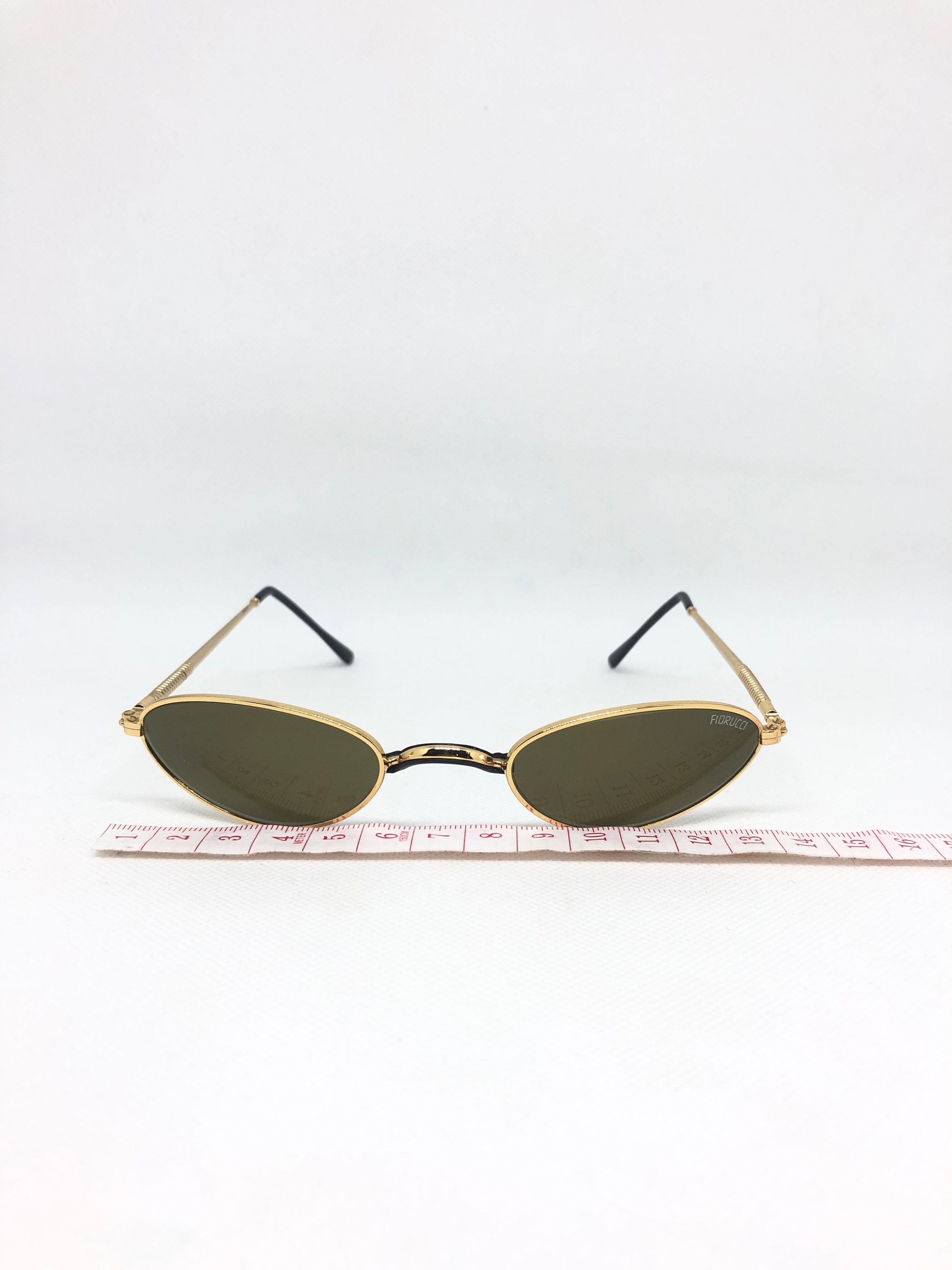 Monture De Lunettes Vintage Fiorucci Metaflex 52-20 – Sans Verres