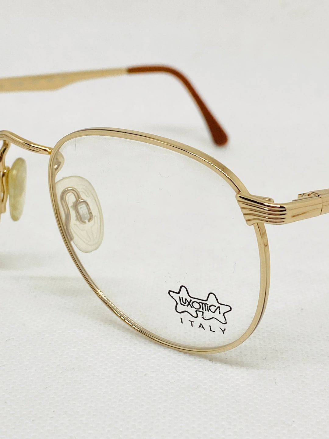 LUXOTTICA 1223 Gep 18k 50 20 135 Vintage Glasses DEADSTOCK
