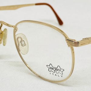 LUXOTTICA 1223 gep 18k 50 20 135 vintage glasses DEADSTOCK