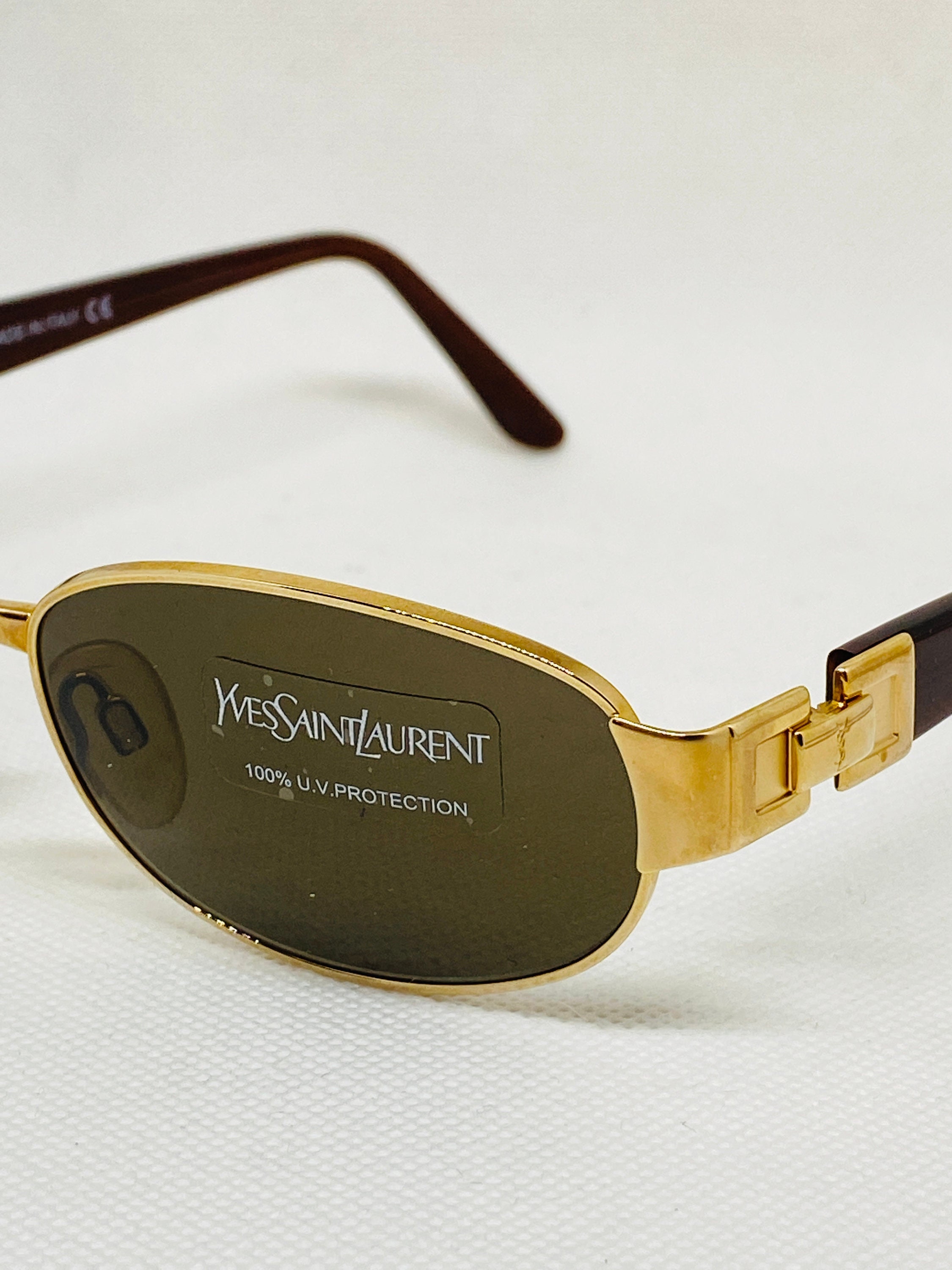 ご*ん様 L*E様 Vintage YVES SANT LAURENT ステンカ YVES SAINT LAURENT 6066 Y101 130 Vintage Sunglasses