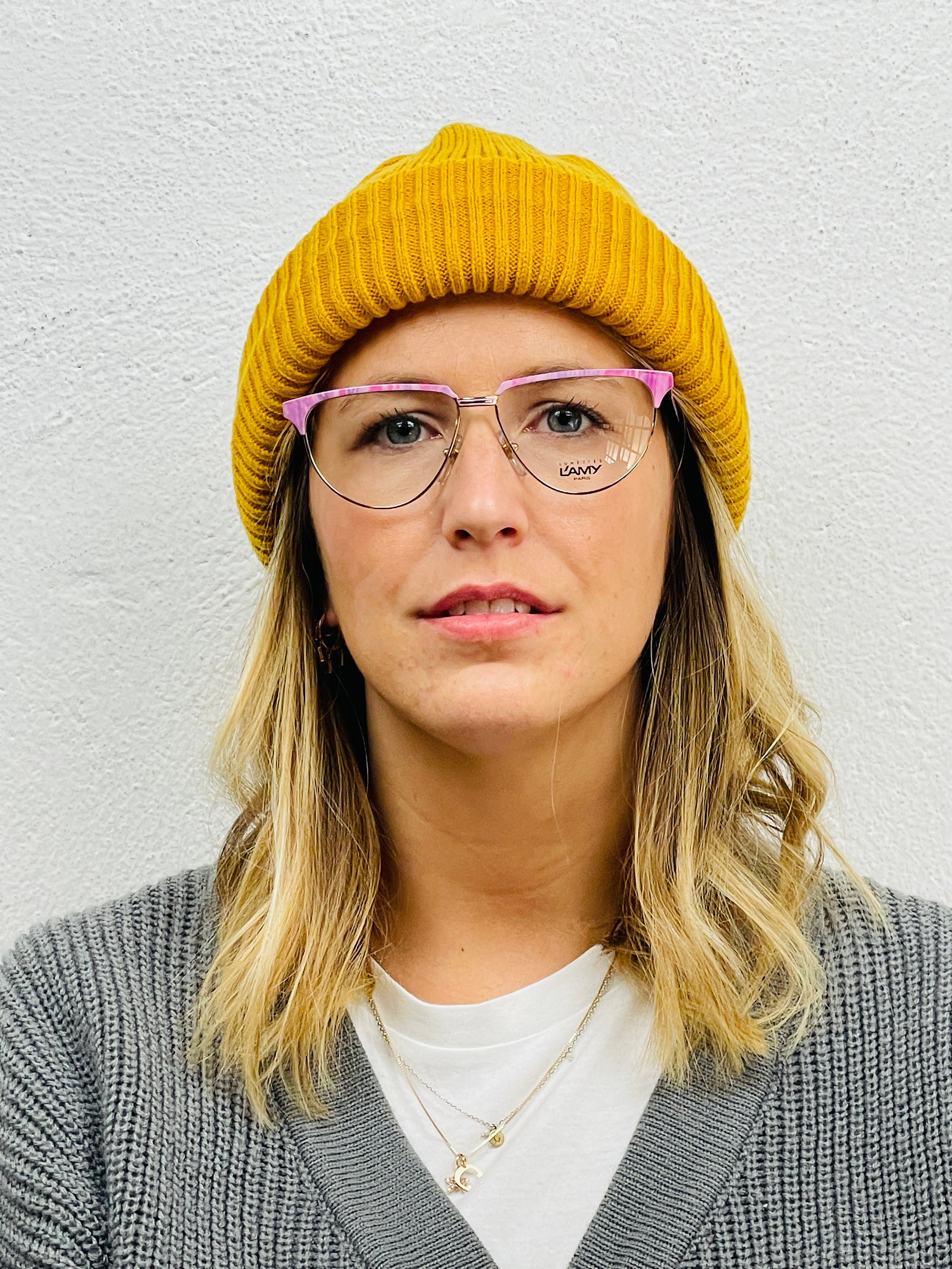 ビンテージ L'AMY メタルフレーム Vintage L'amy Eyeglasses Frames Designer Red Wire Rim Venice