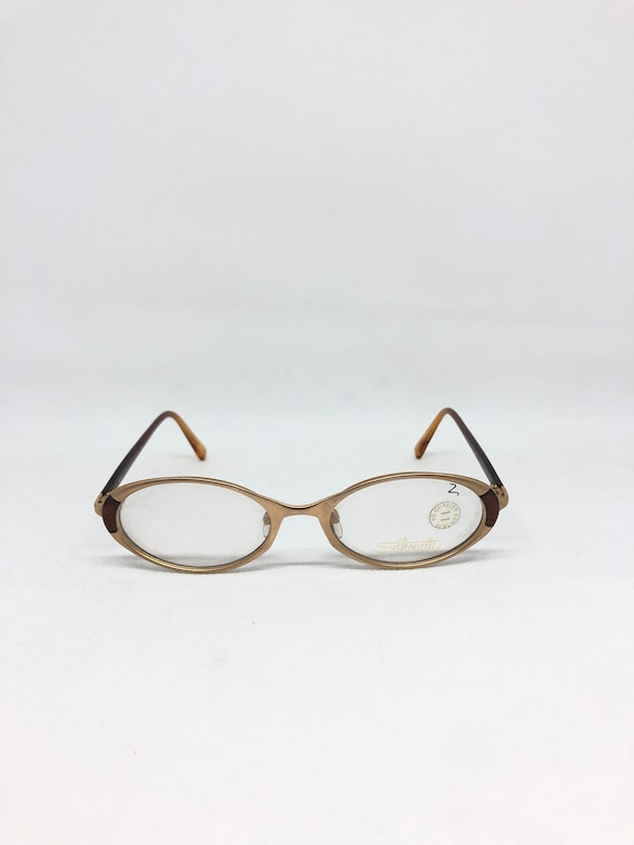 Silhouette Eyeglasses Eye Glasses Frames M 3081 /20 C 2009 64-13-135 Silhouette Eyeglasses 7581 40 6051 Icon Collection Brown  main image 3