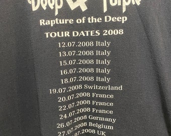 【激レア★ヴィンテージ】ディープパープルEUROPE1985 Tシャツ MJ29 激レア☆ヴィンテージ】ディープパープルEUROPE1985 Tシャツ MJ29