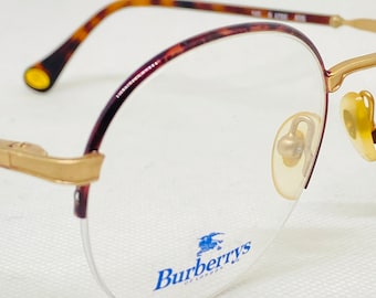 Burberry Two Pieces! Nova Check Plaid Sunglasses Glasses 