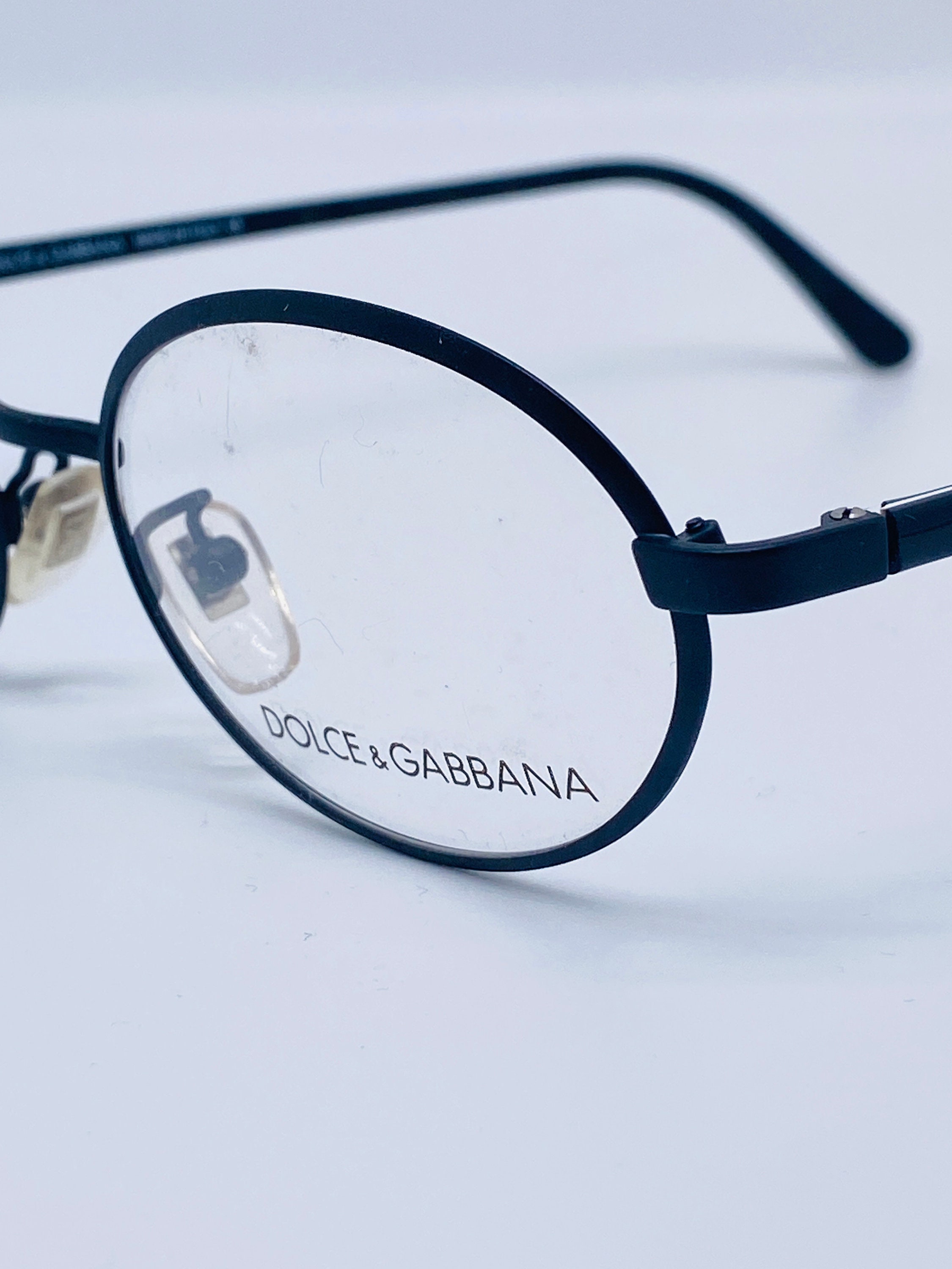 Dolce and gabbana round glasses sales