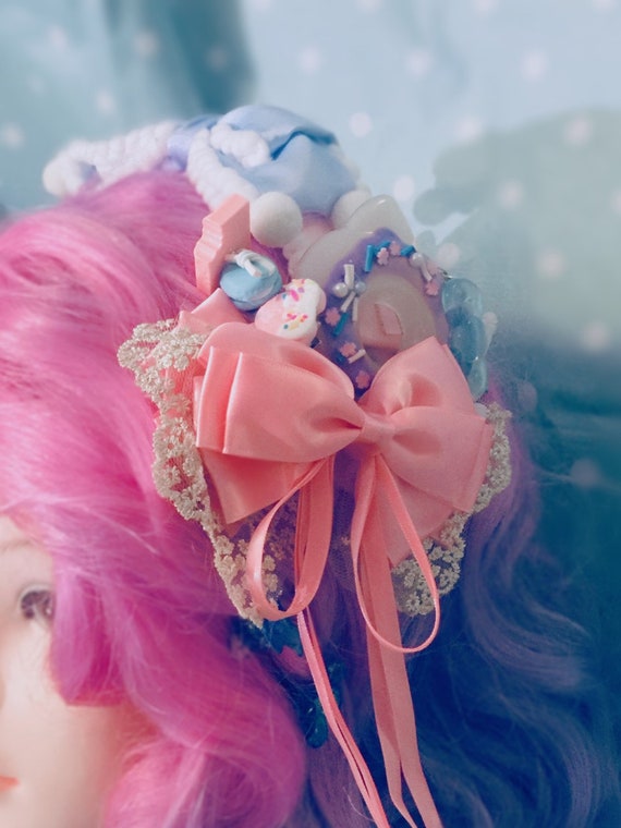 Kawaii Sweet Lolita Candy Hair Clip Decora Kei Fashion Kawaii Fashion Ott  Lolita Hair Accessories Kawaii Jewelry Jewellery Kitty Donut 