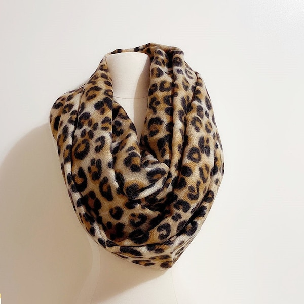 Leopard Print Scarf Etsy