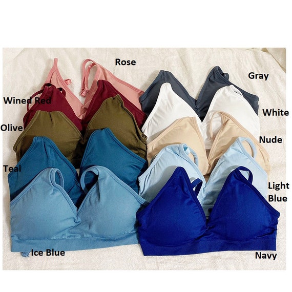 Everyday Comfy Bras, Womens Seamless Bralette Crop Top, Breathable and  Comfy, Yoga, Non-wired, Padded, Plus Size, Xl 