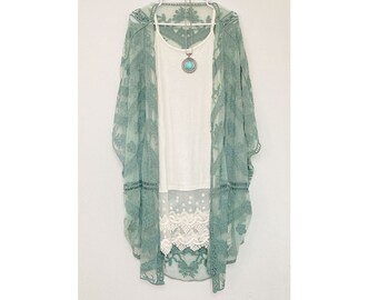 Lace Kimono for Bridal Shower Bridesmaid Gifts