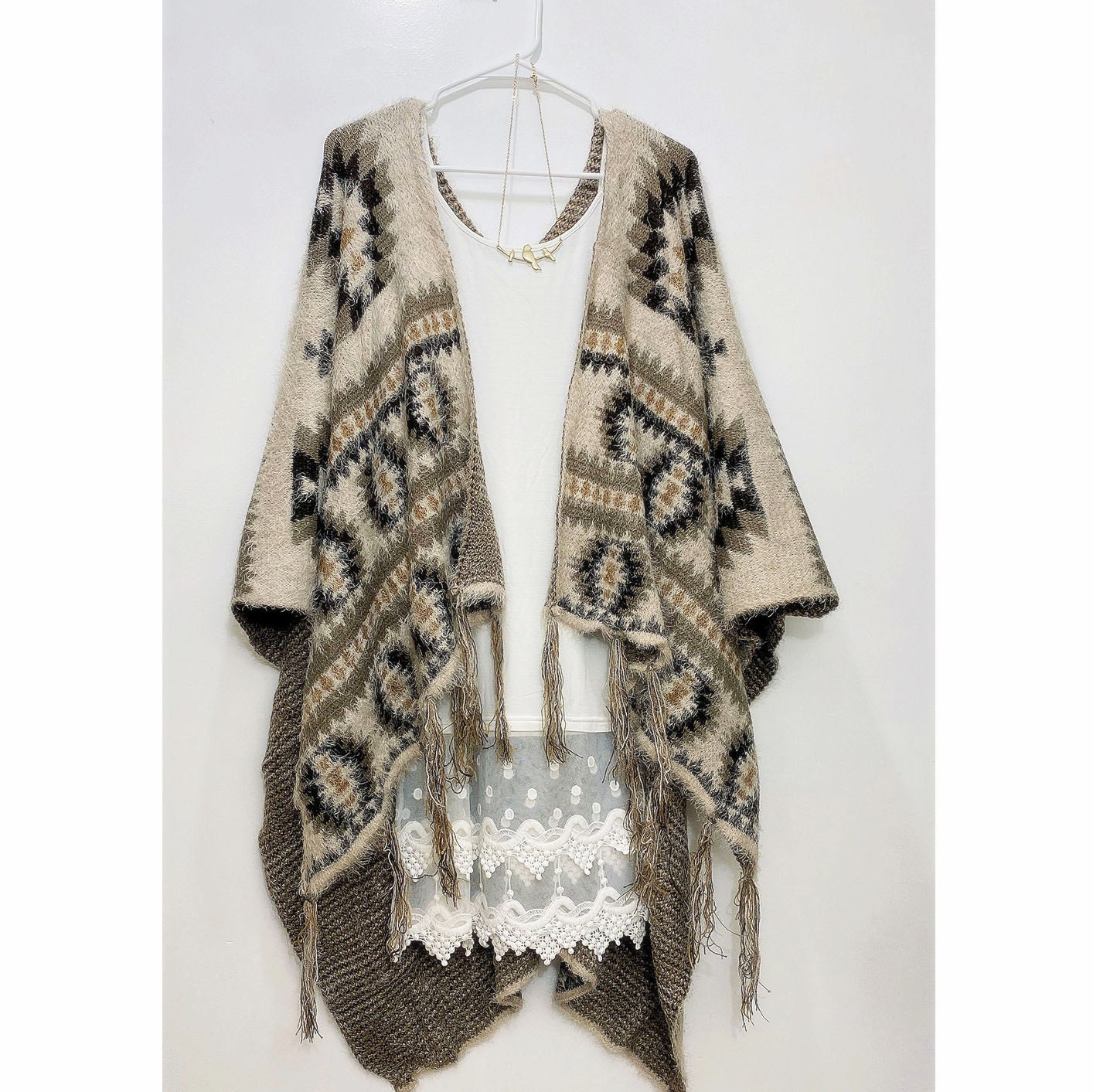 Nordic Poncho - Etsy Australia