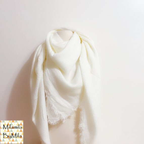 Ivory Blanket Scarf Personalized Wedding Blanket Favors Winter -  Canada