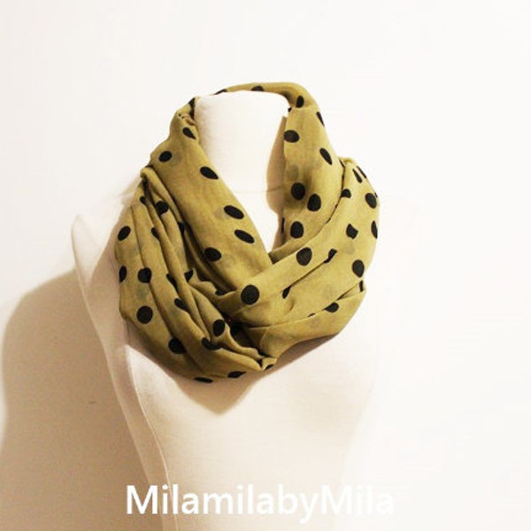 SUI AVA Polka Dot Scarf Brown main image 1