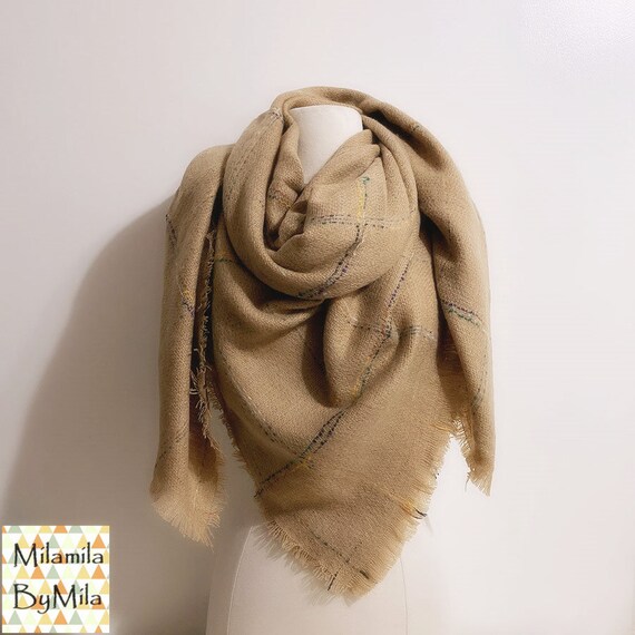 Foulard camel, Foulard couverture, Pour Hommes, Foulard Homme, Accessoires  Homme, Écharpe dautomne, foulard hommes, écharpe dhiver -  France