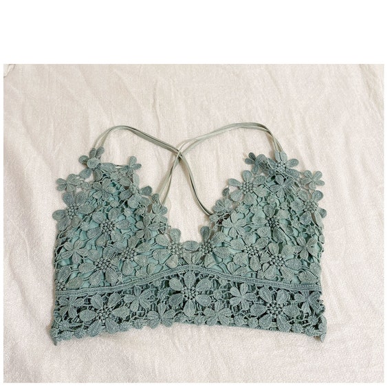 Lace Bralette Women, Seamless Bralette Crop Top, Breathable and