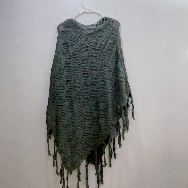 Silk Poncho - Etsy