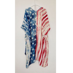 American Flag Lightweight Kimono - Etsy
