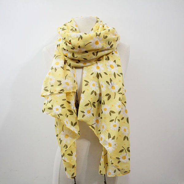 Yellow Scarf - Etsy