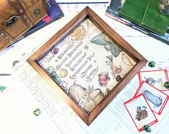 2nd Breakfast Dice Tray, Personalised Dnd Dice Tray, Gaming Dice Tray, TTRPG Dice Tray,