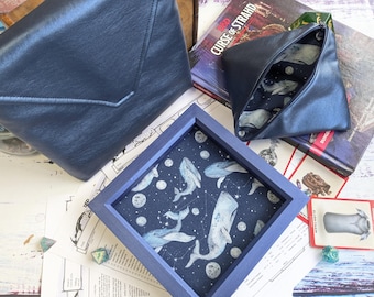 Ready To Ship - Celestial Whale Dice Tray Bundle