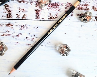 Don't split the party Pencil, DND Pencil, Dnd Gift