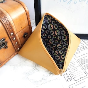 Handmade Pride Rainbow Dice Bag for Dungeons and Dragons Dice Sets, Tokens, RPG, TTRPG, DND, Bag of Holding