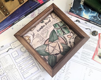 Lembas Bread Dice Tray, Personalised Dnd Dice Tray, Gaming Dice Tray, TTRPG Dice Tray,