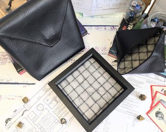 Dungeon Tile Dice Tray Bundle, Rolling Tray, Personalised Tray, Tabletop Gamer, Roll Play Games, Dungeons and Dragons, Dice Tray Gift