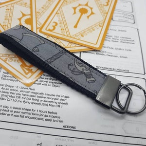 Dungeon Warrior (in grey) Keyring