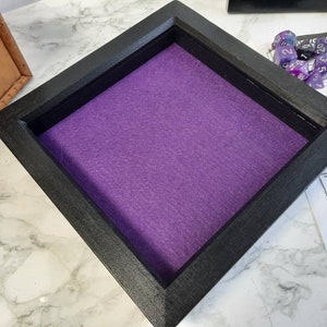 Dark Purple Felt Dice tray