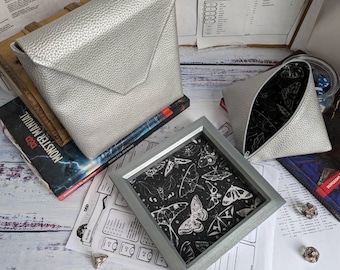 READY TO SHIP - Black and White Moth Bundle
