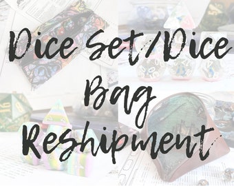 Dice Set & Dice Bag Reshipment