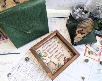 2nd Breakfast Dice Tray Bundle for Roleplay Games, Warhammer, Savage Worlds, Dungeons and Dragons, DnD, Tabletop accessories