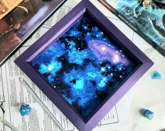 Deep Space Dice Tray, Personalised Dnd Dice Tray, Gaming Dice Tray, TTRPG Dice Tray,